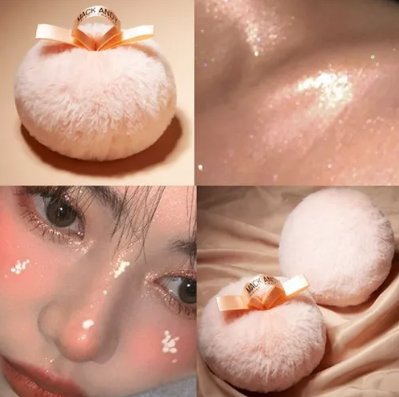 Polvo De Hadas Iluminador Pompón Para Rostro Y Cuerpo A SOLO S/ 45.00