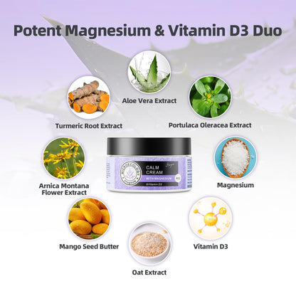 CREMA CALMANTE CON MAGNESIO